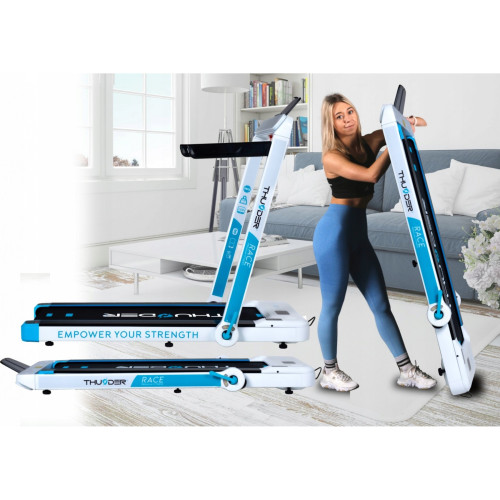 Беговая дорожка  Thunder Race White - фото №11